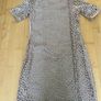 Elegant Gold/Beige Fitted Dress Image 3