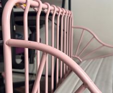ikea extendable bed pink