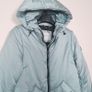 Rino & Pelle Light Blue Longline Puffer Jacket Coat 8UK/36EU Image 2