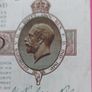 English 1919 One Pound Banknote Extremely Fine Condition Image 3