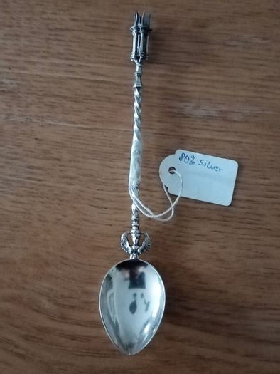 Antique silver spoons