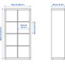 8-Cube shelving unit + 8 storage boxes Image 2