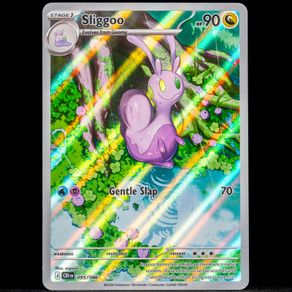 Sliggoo 095/086 Illustration Art Rare Holo Chaos Rising Mega Evolution Pokemon Card AR