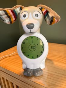 Zazu Davy the dog sleep trainer clock