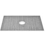 Shower Curb Kit, 1219x1828mm Shower Pan Kit with 160mm Central Drain, Lightweight EPS Shower Installation Kits with 2 Waterproof Cloths, Shower Pan Slope Sticks Fit for Bathroom Image 3