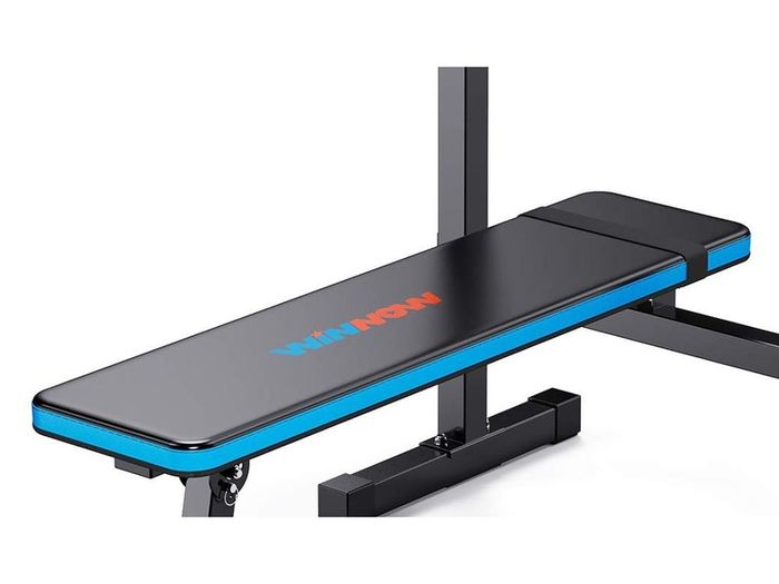 Adjustable Weight Bench with Dip Station Folding Heavy Duty Weight Lifting Bench Home Training Gym Multiuse Workout Bench