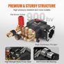 Pressure Washer Pump, 19 mm Shaft Horizontal Triplex Plunger, 3700 PSI, 2.5 GPM, Replacement Power Washer Pumps Kit, Parts Washer Pump, Compatible with Simpson MorFlex Models 40224, 40225, 40226 Image 3