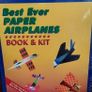 Vintage Set - Best Ever Paper Airplanes Kit plus Book Image 3
