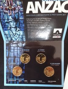 Anzac Centenary 2015 Four Coin Set