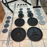 Olympic Large Squat Rack, Weight Bench, Weights, Bars + More, Great Set Up, All You Need!!! Image 2