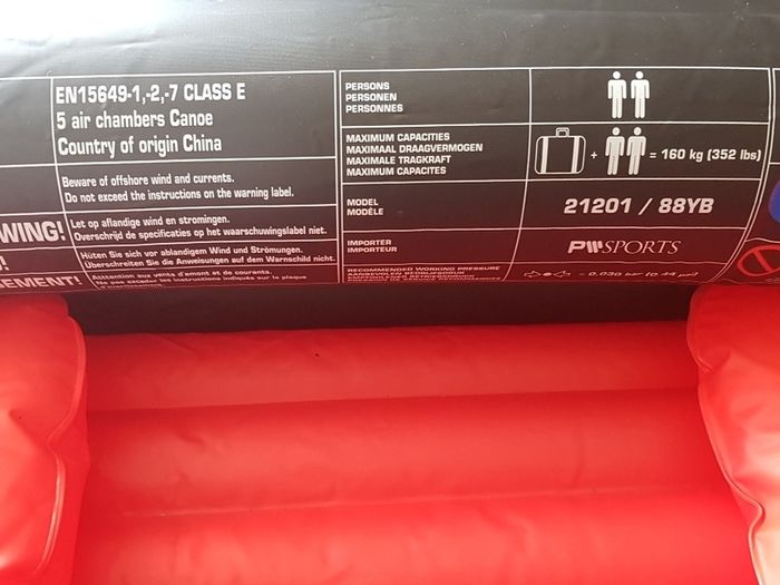 inflatable canoe