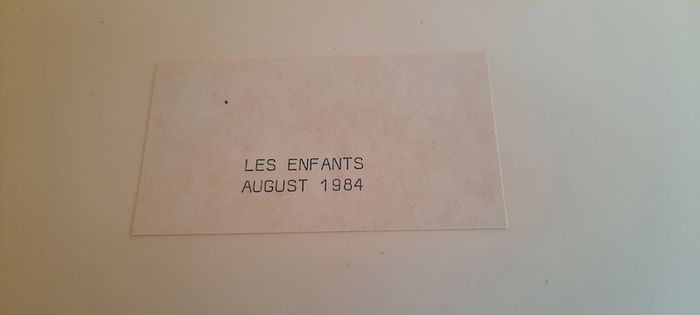 Les Enfants: B/W Promotional Photos 1984