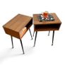 midcentury retro vintage bedside pair Image 2