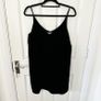 & Other Stories Black Velvet Dress Image 2