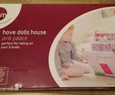 New: Plum Wooden Doll House