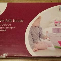 New: Plum Wooden Doll House