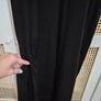 Black Midi Dress H&M S Image 4