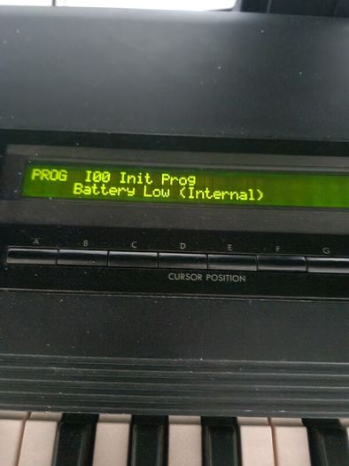 Korg M1 Battery Issue