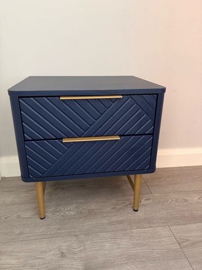 Dressing table and bedside locker matching set