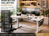 Electric Height Adjustable Standing Desk 140cm