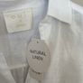Qui designer brand Snow White linen blouse with three quarter length sleeves BRAND NEW Image 3