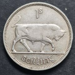Ireland 1939 Silver 1s shilling coin