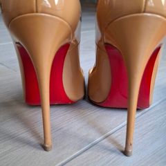 Christian Louboutin So Kate 120 pumps - Nude Patent Leather - size UK 3.5