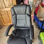 Palermo high back executive chair - black faux leather - Office Swivel Chair Image 5