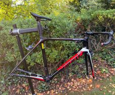 2017 TCR frameset L + hunt race aero wide wheels