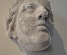 studio plaster half head plaster