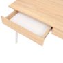 Writing Desk 110x55x75 cm Oak and White Image 4