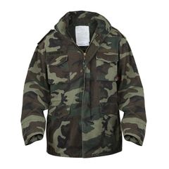 Rothco M65 Army Camo Jacket Large