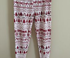 Leigh Tucker girls pj christmas bottoms