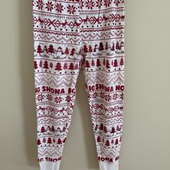 Leigh Tucker girls pj christmas bottoms