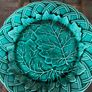 Pair of Late Victorian Collectors Cabbage Plates Image 2