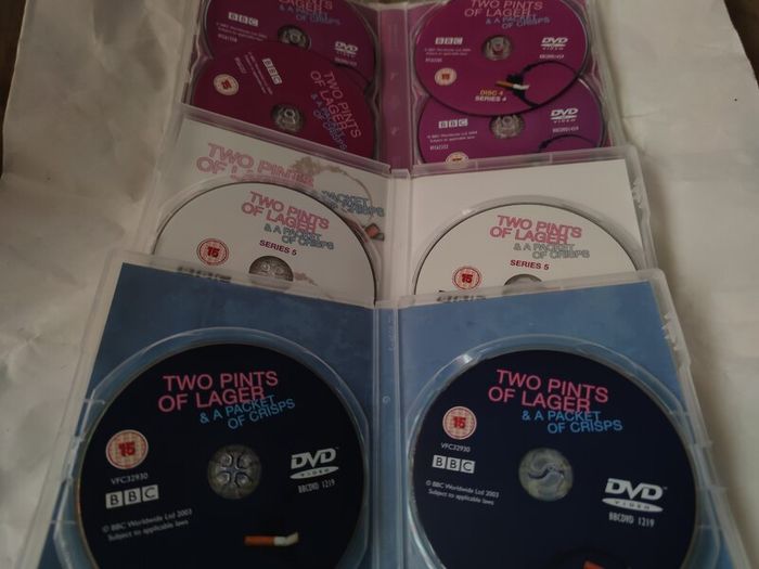 Complete Two Pints of Lager Series 1-5 Dvd Boxsets