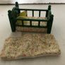 Rare Vintage Sylvanian Families Green Baby Cot Image 5