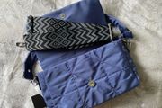 Blue crossbody bag