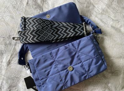 Blue crossbody bag