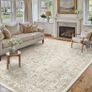 Vintage Rugs Living Room Area Rug 300x400cm Brown Washable Machine Washable Non Slip Large Retro Rug,for Living Room Bedroom Dining Room Office Indoor Low Pile Carpet Image 6