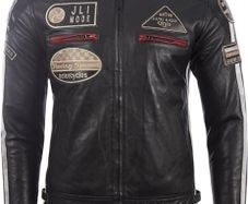 New! - Aviatrix Leather Fashion Biker Jacket