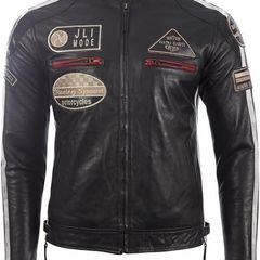 New! - Aviatrix Leather Fashion Biker Jacket