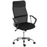 Office Chair Mesh Chair with Adjustable Height Black Image 2