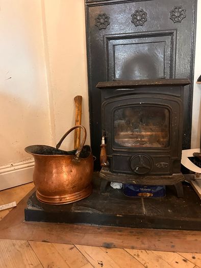 copper coal bucket
