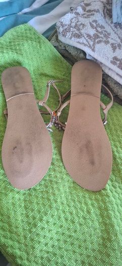 Diamante thong sandals