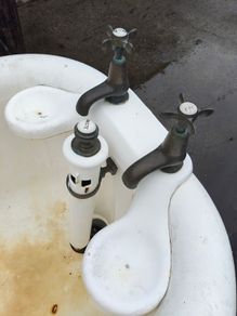 Victorian Bath With Claw Feet And Brass Taps