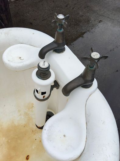 Victorian Bath With Claw Feet And Brass Taps