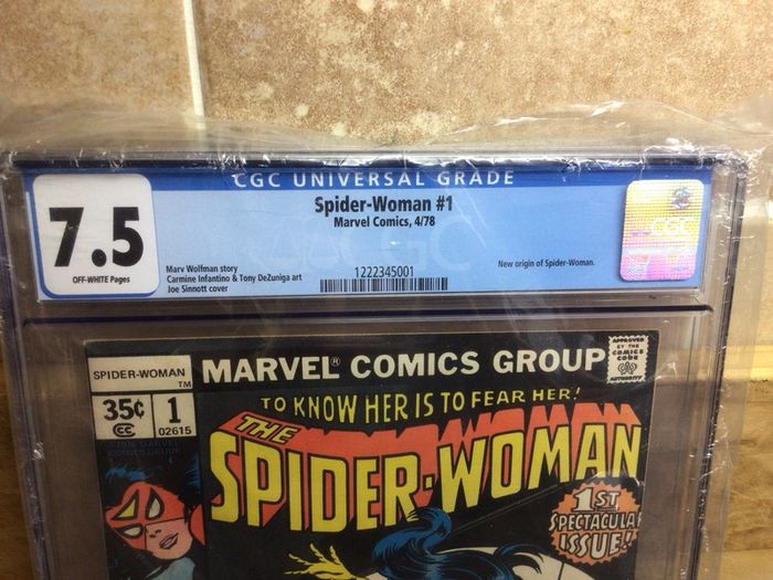 The spider woman - no 1 - 7.5 slab - 1978