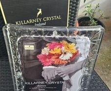 Stunning Large Killarney Crystal Photo frame New in box