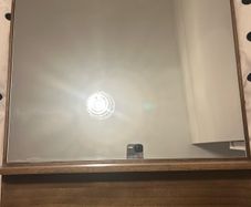 mirror with shelf